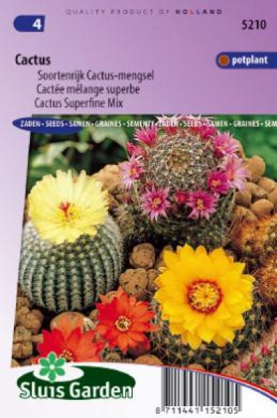 Semená kaktusov zmes Cactus Superfine Mix 0,4 g cca. 40 semien